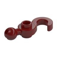 Lego Hook with Towball / Dark Red
