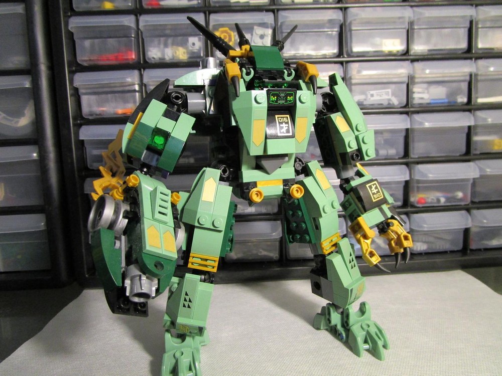 Lego Green Dragon Mech Alt Build