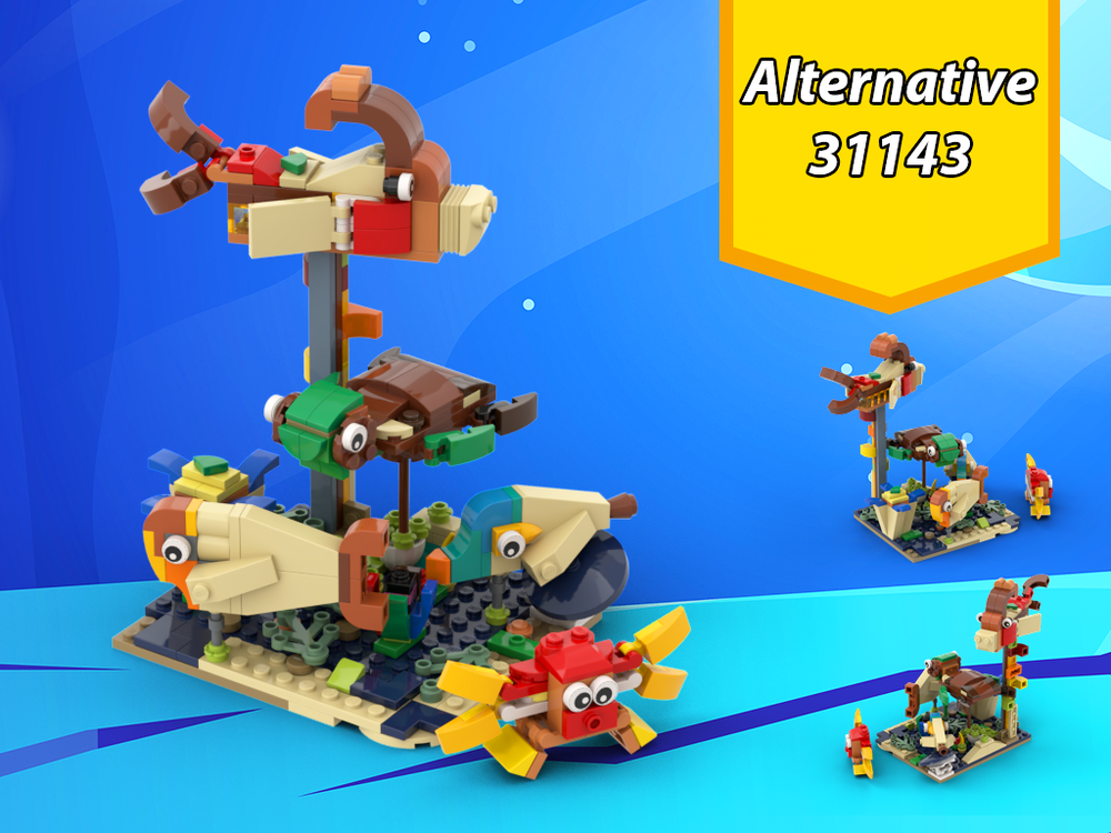 Lego Reef Life 31143 Alternative Build