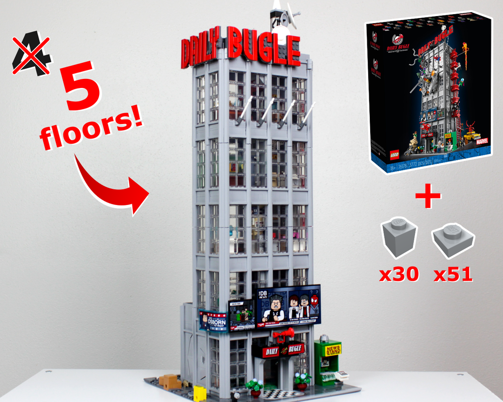 Lego Daily Bugle Re-Scaled Mod