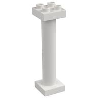Lego Duplo Support Column 2 x 2 x 6 Round with Open Latticed Back