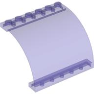 Lego Panel 6 x 5 x 3 1/3 Curved Top / Trans-Purple