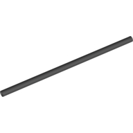 Lego Hose Rigid 3mm D. 10L / 8.0cm / Black