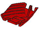 Lego Boat, Hull Large Stern 14 x 16 x 5 1/3, Base / Red