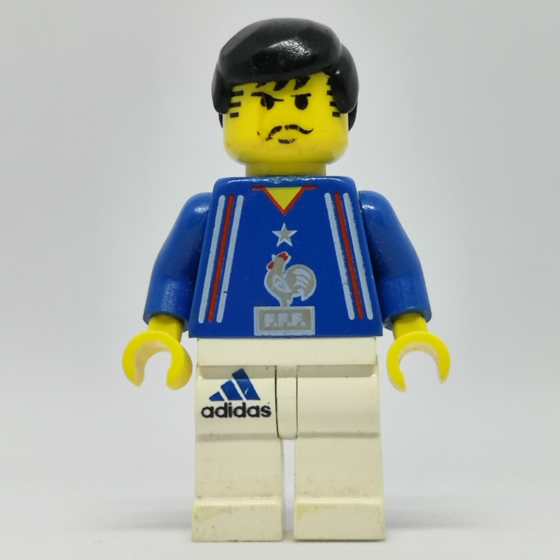 Lego Soccer Player Blue Torso, White Legs 3