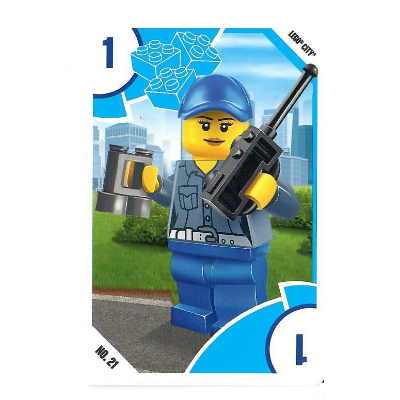 Lego Trading Card, Toys 'R' Us - City - 1 Coastguard / [No Color/Any Color]