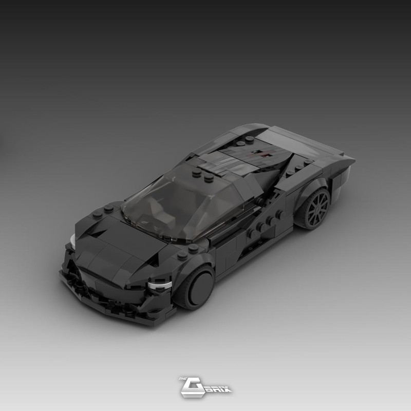 Lego McLaren Speedtail 8stud wide - Black