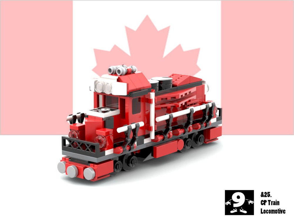 Lego &25. Mini-CP Train Locomotive_ver1