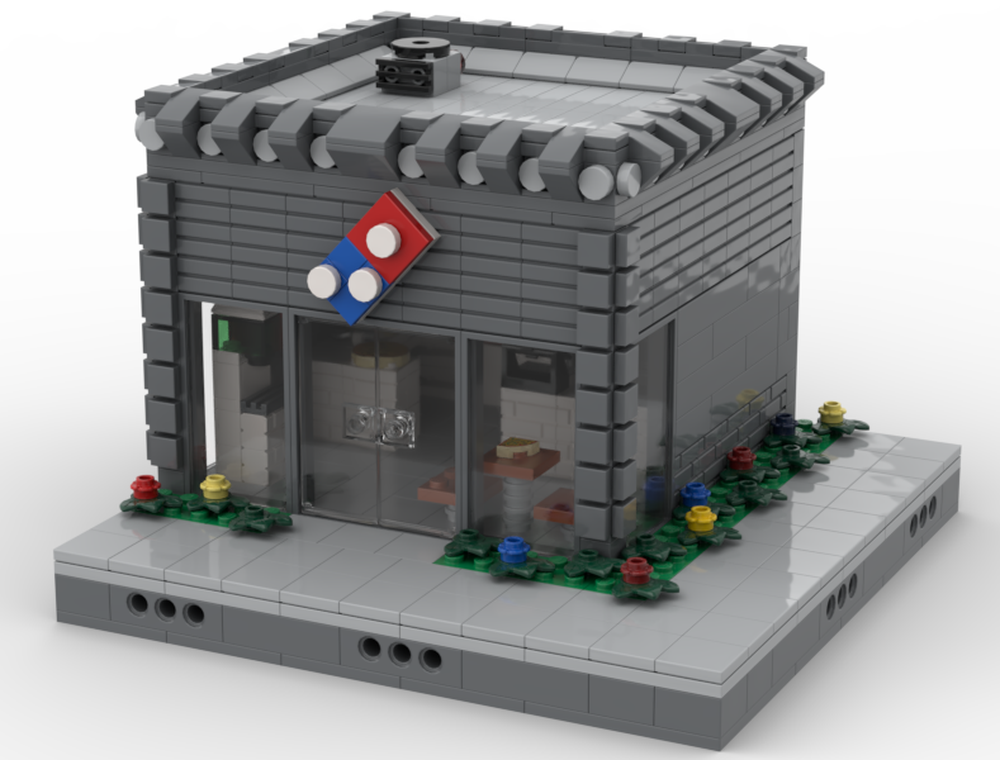 Lego Mini Dominos Pizza restaurant 1.0