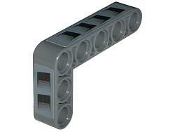 Lego Technic, Liftarm, Modified Bent Thick L-Shape 3 x 5 with Air Intakes Pattern Model Left (Stickers) - Set 8651