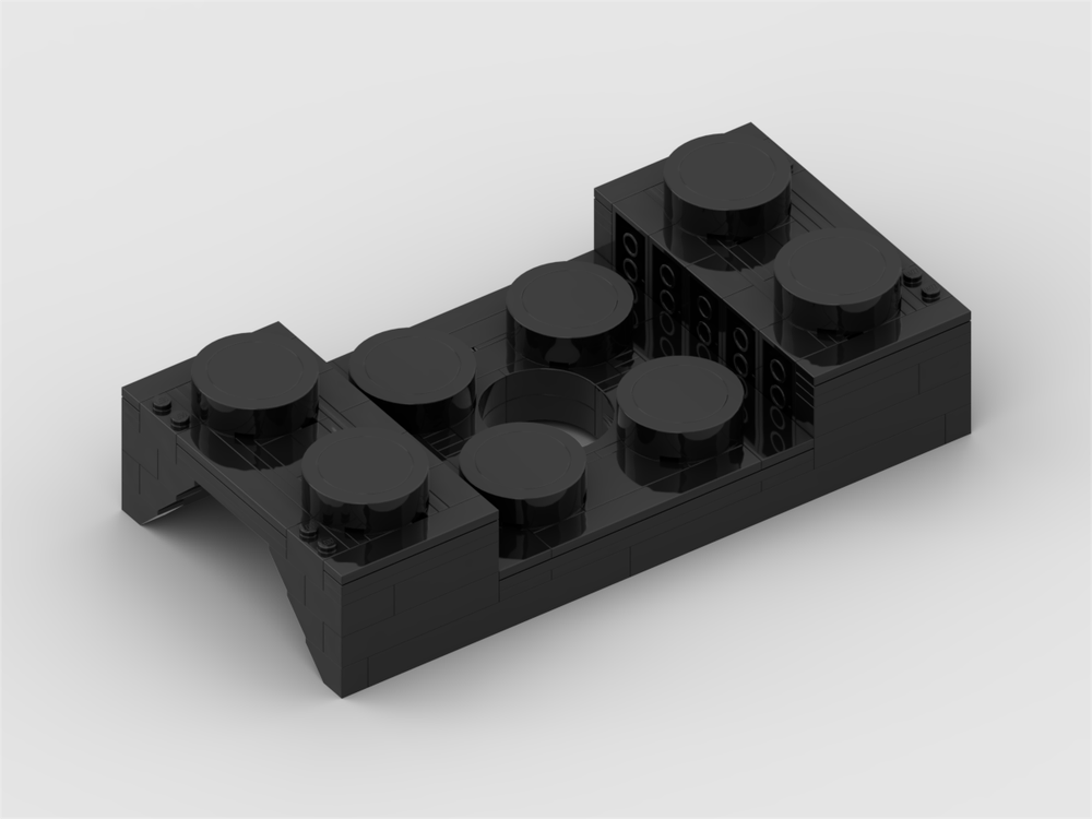 Lego Upscaled 2x4 mudguard