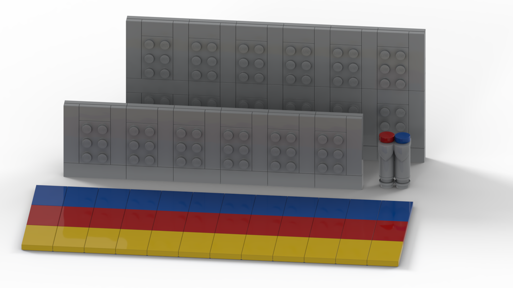 Lego Imperial Rank Insignia Plaque and Code Cylinders