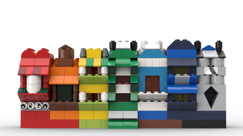 Lego 10693 Rainbow houses