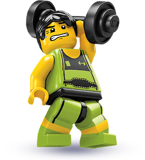 Lego Weightlifter