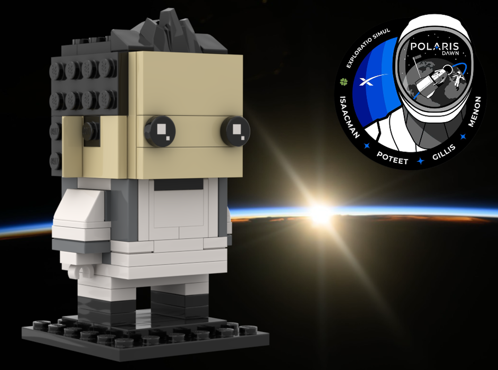 Lego Jared "Rook" Isaacman (Spacesuit)