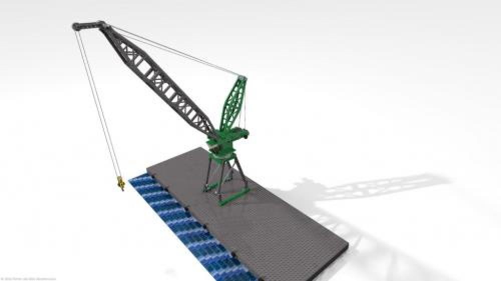 Lego Harbour crane