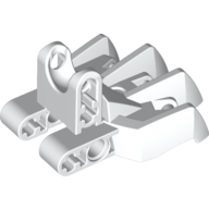 Lego Large Figure Foot, with Ball Socket 5 x 6 x 2 / White