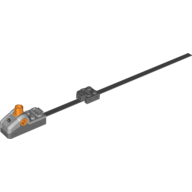 Lego Pole Reverser / Polarity Switch, Power Functions, Black Wire / Light Bluish Gray