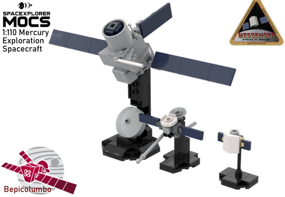 Lego 1:110 Mercury Exploration Spacecraft
