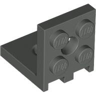 Lego Bracket 2 x 2 - 2 x 2 / Dark Gray