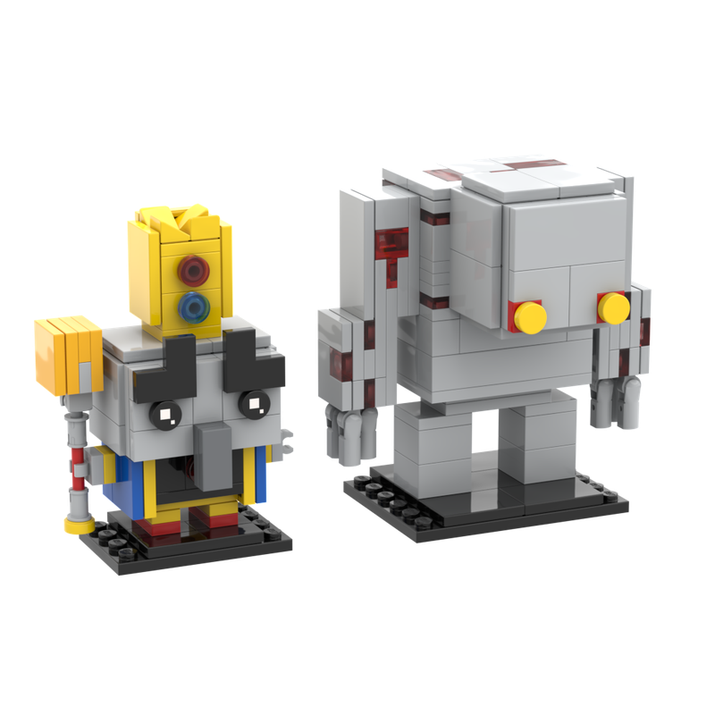 Lego Brickheadz Arch-Illager and Redstone Golem