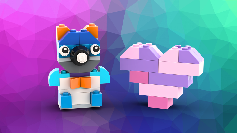 Lego 10696 Teddy bear and heart