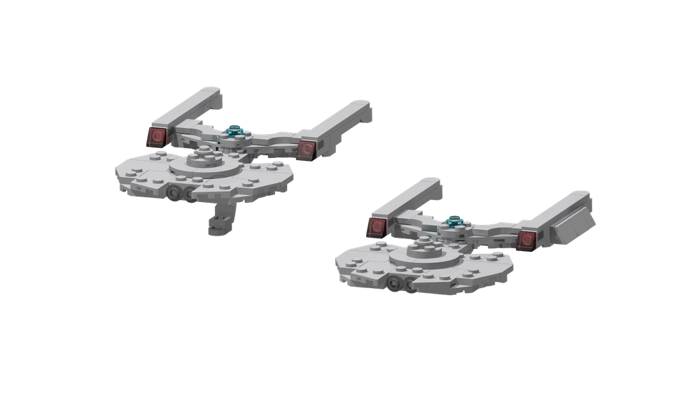 Lego Akula-Class Destroyer and Akyazi-Class Perimeter Action Ship