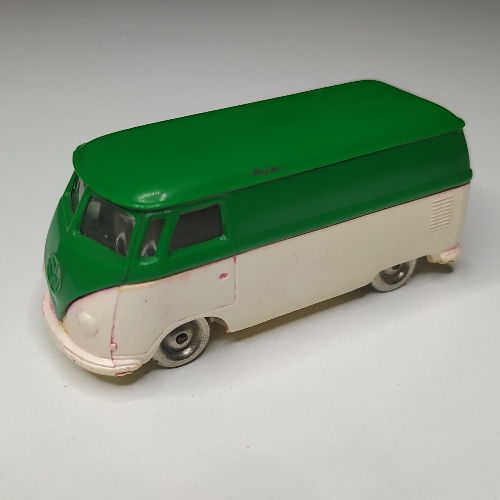 Lego HO Scale VW Van - White Base / Green