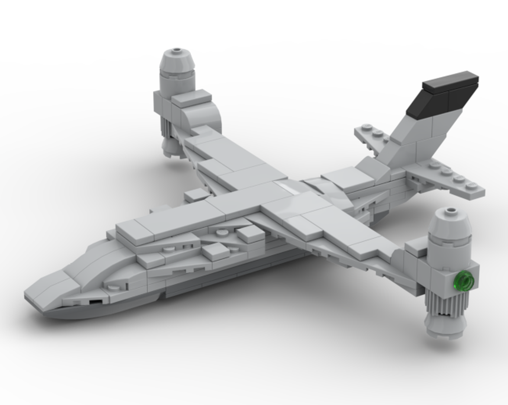 Lego Futuristic VTOL Interceptor Drone
