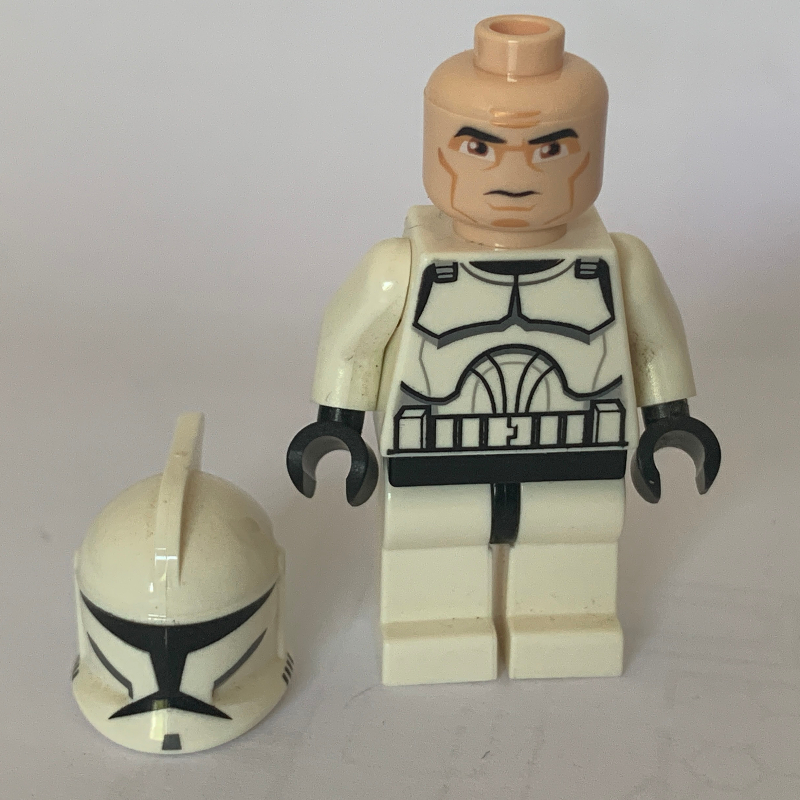 Lego Clone Trooper, Phase I Armor, Brown Eyes