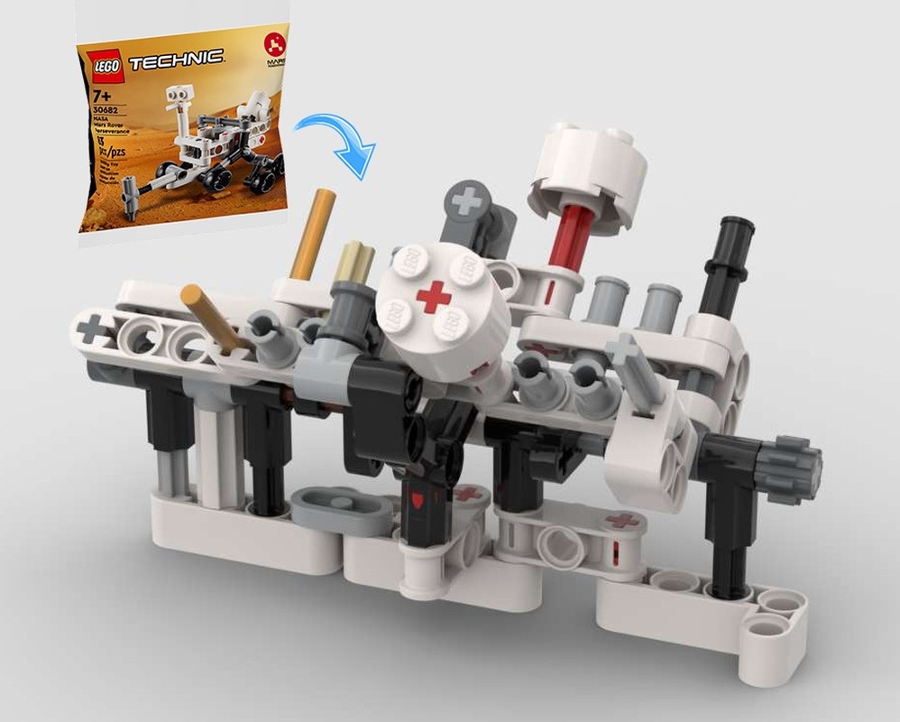 Lego Eight-Cylinder Engine 30682 Alternate Build