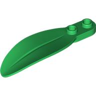 Lego Plant, Leaf 2 x 6 x 1 with 2 Studs / Green