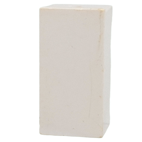 Lego Tile Special 1 x 2 x 5/6 with Stud Hole in End with 'ê' Print / White