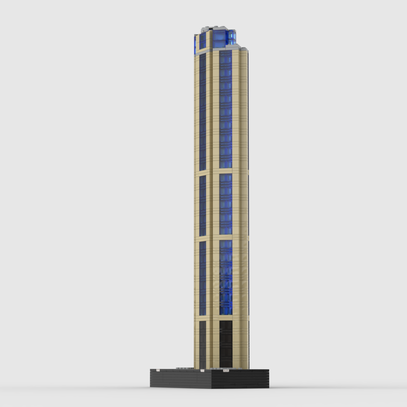 Lego 99 Hudson Street at 1/650th Scale