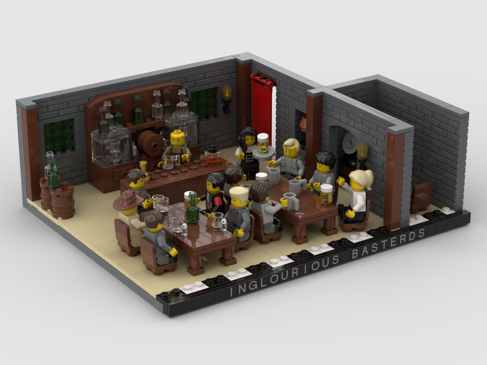 Lego "Inglorious Basterds" - La Louisiane basement tavern