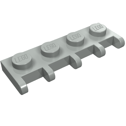 Lego Hinge Vehicle Roof Holder 1 x 4 / Light Gray