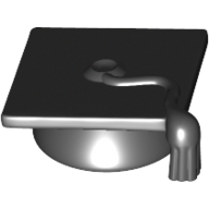 Lego Cap, Graduation Mortarboard with Tassel / Black
