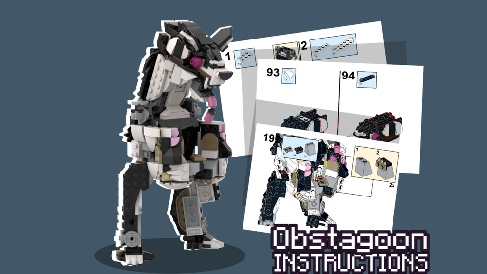 LEGO Obstagoon - Alternate Build Instructions