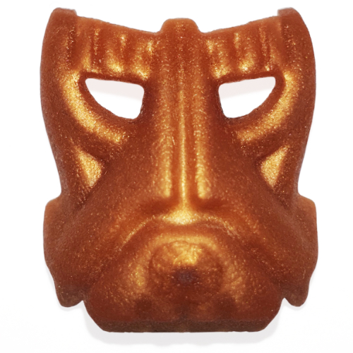 Lego Large Figure Mask Krana Vu / Reddish Gold