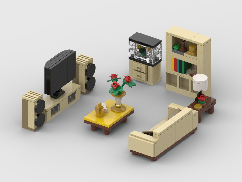 Lego Living Room Tan Elements