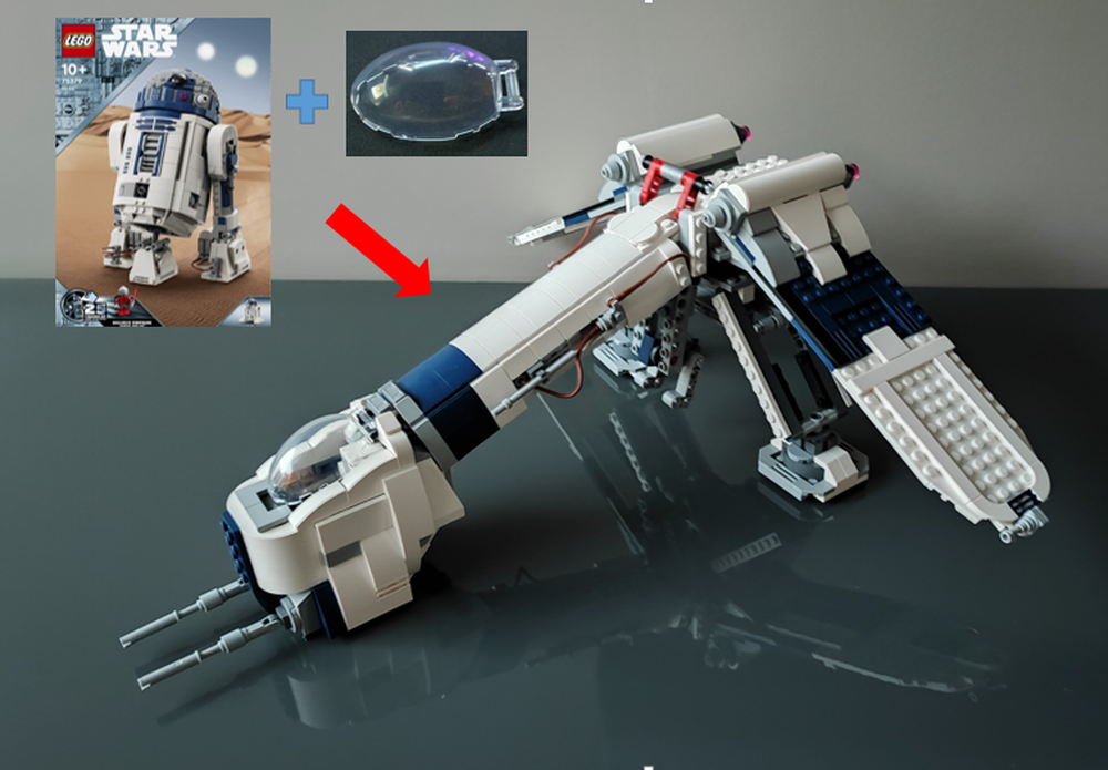 Lego 75379 Dropship - R2-D2 modification