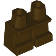 Lego Legs Short / Dark Brown