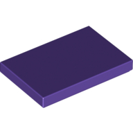 Lego Tile 2 x 3 / Dark Purple
