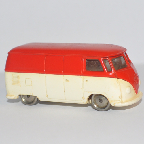 Lego HO Scale VW Van - White Base / Red