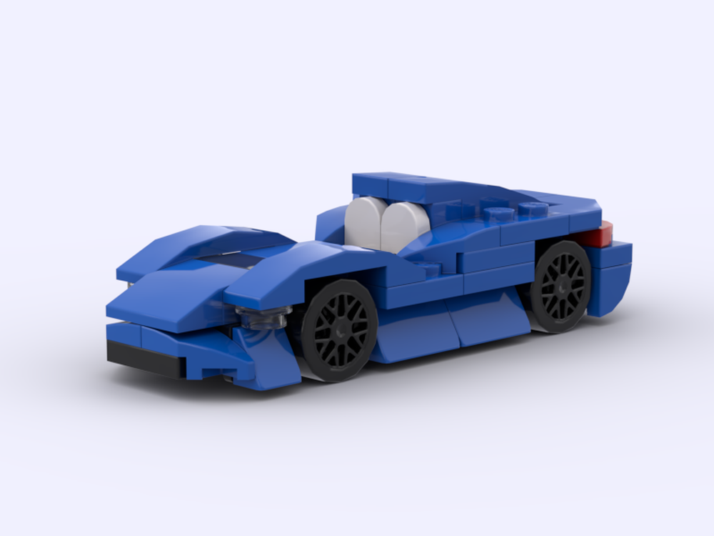 Lego Mclaren Elva 4 studs wide