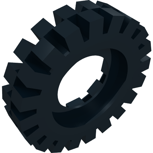 Lego Tyre 43 x 17 Old