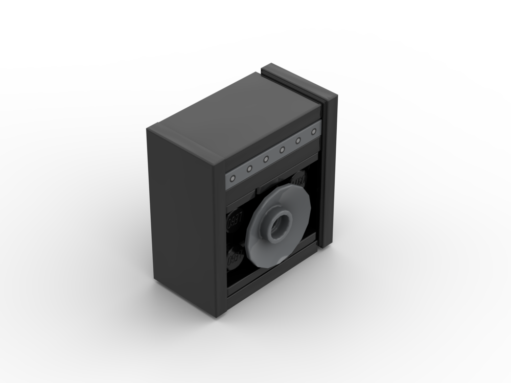 Lego Guitar Amp Minifig scale