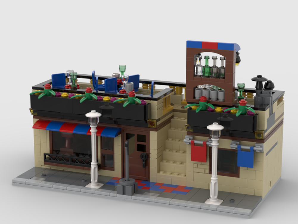 Lego Bistro with Roof Dining, small modular