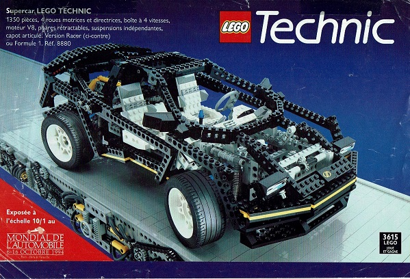 Lego 1994 Large Technic French Foldout 26 x 18 cm (923585 F)