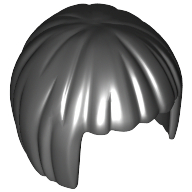 Lego Hair Short Bob Cut / Black